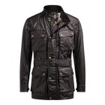 Veste textile belstaff trialmaster pro wax mahogany acajou - s Veste textile belstaff trialmaster pro wax mahogany acajou - s
