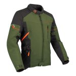 Veste textile bering cobalt kaki / noir - s