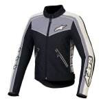 Veste textile femme alpinestars t - dyno wr black / dark gray / ecru - xs