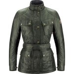 Veste textile femme belstaff classic trophy lady vert - it - 38