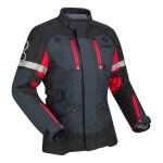 Veste textile femme bering lady halifax noir / anthracite / rouge - t0