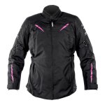 Veste textile femme bering lady penelope queensize noir / fuchsia - wt2