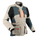 Veste textile femme bering lady siberia beige / gris / orange - t0 Veste textile femme bering lady siberia beige / gris / orange - t0