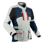 Veste textile femme bering lady siberia gris / bleu / rouge - t1