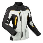 Veste textile femme bering lady zephyr noir / gris / jaune - t0