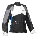 Veste textile femme ixon balder lady noir / gris / bleu - m