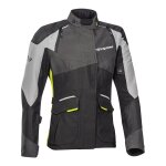 Veste textile femme ixon balder lady noir / gris / jaune - xs