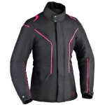 Veste textile femme ixon comtesse noir / fushia - xs