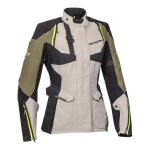 Veste textile femme ixon eddas lady grege / kaki / noir - m