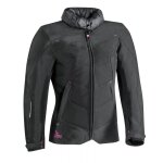 Veste textile femme ixon helka noir / fushia - s
