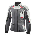 Veste textile femme ixon midgard lady gris / noir / rouge - 3xl