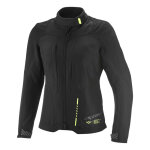 Veste textile femme ixon tyr lady noir / jaune vif - m
