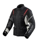 Veste textile femme rev'it horizon 3 h2o ladies noir / rouge - 38