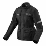 Veste textile femme rev it outback 3 ladies argent / noir - 34