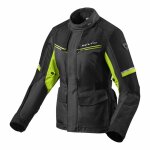 Veste textile femme rev'it outback 3 ladies noir / jaune fluo - 34