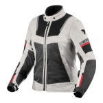 Veste textile femme rev it tornado 4 h2o ladies silver / black - 42