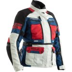 Veste textile femme rst adventure ce glace / bleu / rouge - xs
