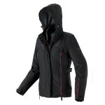 Veste textile femme spidi stormy h2out noir / fushia - xs