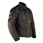 Veste textile femme v'quattro rd51 lady kaki / noir / rose - xs