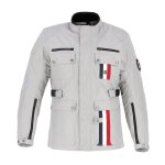 Veste textile helstons hoggar argent - l Veste textile helstons hoggar argent - l