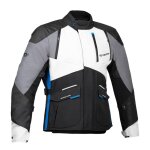 Veste textile ixon balder noir / gris / bleu - m