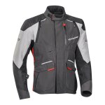 Veste textile ixon balder noir / gris / rouge - l