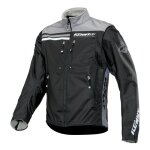 Veste textile kenny softshell enduro noir / gris - m