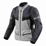 Veste textile rev it defender 3 gtx argent / anthracite - m