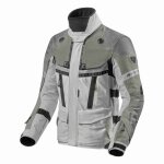 Veste textile rev it dominator 3 gtx argent / anthracite - s