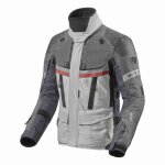 Veste textile rev it dominator 3 gtx argent / bleu - m