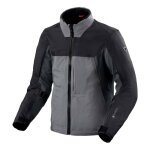Veste textile rev it echelon gtx gris / noir - m