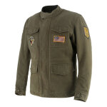 Veste textile von dutch x helstons warrior kaki - s