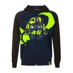 Veste zip enfant vr46 motina test sweat  capuche bleu - 1 / 3 ans