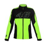 Veste zip vr46 valentino rossi jaune fluo 2017 - s