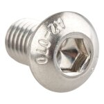 Vis inox bomb�e type btr m6x10mm acier inoxydable