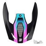 Visi�re pour casque cross enfant shot furious kid rocket pink glossy