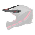 Visi�re pour casque cross nox n633 airshock noir mat / rouge