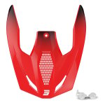 Visi�re pour casque cross shot furious stream red glossy