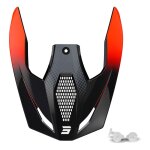 Visi�re pour casque cross shot furious zebra neon yellow glossy