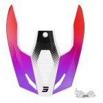 Visi�re pour casque cross shot furious zebra pink glossy