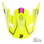 Visi�re pour casque cross shot lite glory neon yellow pearly