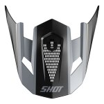 Visi�re pour casque cross shot lite s10 black / grey matt