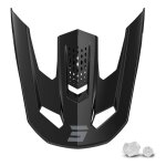 Visi�re pour casque cross shot speed heavy black glossy