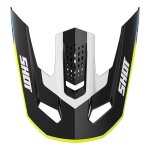 Visi�re pour casque cross shot speed hybrid neon yellow glossy