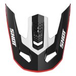 Visi�re pour casque cross shot speed hybrid red glossy