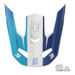 Visi�re pour casque cross shot speed side blue pearly