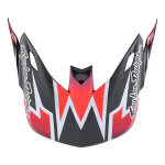 Visi�re de casque cross troy lee designs se5 carbon lightning blue