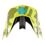 Visi�re casque cross troy lee designs se5 composite myth jaune fluo