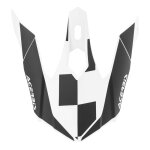 Visière casque enfant acerbis steel junior blanc / noir Visière casque enfant acerbis steel junior blanc / noir