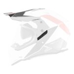 Visi�re pour casque int�gral trail nox n312 block blanc / rouge